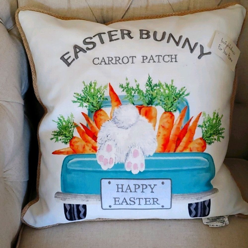🐇🐰Bunny Cotton Patch Pillow